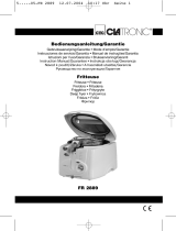 Clatronic fr 2889 Manual do proprietário