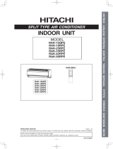 Hitachi RAK-18RPE Manual do usuário