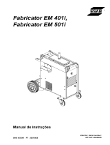 ESAB Fabricator EM 401i, EM 501i Manual do usuário