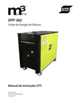 ESAB m3® Plasma EPP-362 Plasma Power Source Manual do usuário
