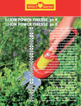 Wolf Garten LI-ION POWER FINESSE 30 R Manual do proprietário
