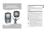 Lexibook JG1500 CYBER CONSOLE CAR RACING- GALAXY Manual do usuário