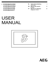 AEG KWE884520M Manual do usuário