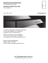 K&#252;ppersbusch FKG8500.2I Manual do usuário
