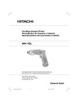 Hitachi WH 7DL Manual do usuário