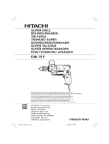 Hitachi Koki DW 15Y Manual do usuário