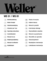 Weller WS 51 Manual do usuário