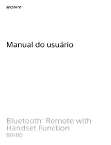 Sony BRH10 Manual do usuário