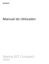 Sony Xperia XZ1 Compact Manual do usuário