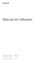 Sony Xperia XA Manual do usuário