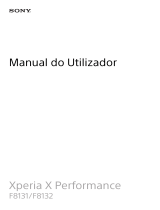 Sony Xperia X Performance Manual do usuário