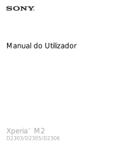 Sony Xperia M2 Manual do usuário