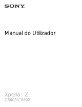 Sony Xperia Z Manual do usuário