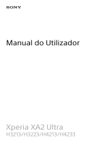 Sony Xperia XA2 Ultra Manual do usuário