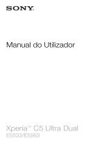 Sony Xperia C5 Ultra Dual Manual do usuário
