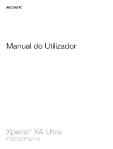 Sony Xperia XA Ultra Manual do usuário