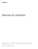 Sony Xperia Z5 Premium Dual Manual do usuário