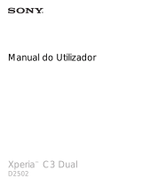 Sony Xperia C3 Dual Manual do usuário