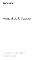 Sony Xperia C5 Ultra Manual do usuário