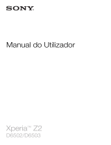 Sony Xperia Z2 Manual do usuário