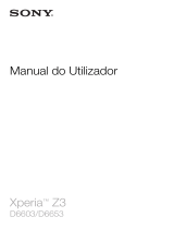 Sony Xperia Z3 Manual do usuário
