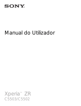 Sony Xperia ZR Manual do usuário