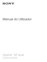 Sony Xperia M Dual Manual do usuário