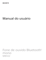 Sony MBH22 Manual do usuário