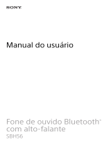 Sony SBH56 Manual do usuário