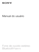Sony SBH70 Manual do usuário