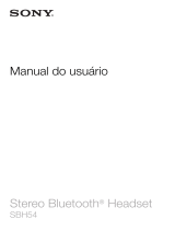 Sony SBH54 Manual do usuário