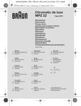 Braun MPZ 22 Manual do proprietário