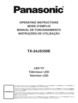 Panasonic TX24JS350E Instruções de operação