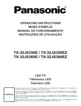 Panasonic TX32JS350E Instruções de operação