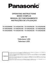 Panasonic TX55GX600E Instruções de operação