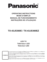 Panasonic TX43JS360E Instruções de operação