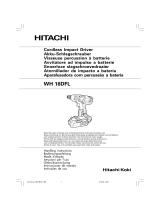 Hitachi WH18DFL Manual do usuário