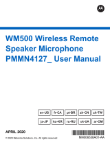 Motorola WM500 Manual do usuário
