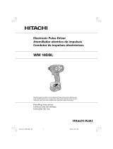 Hitachi WM 10DBL Manual do usuário