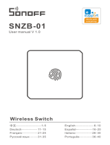 Sonoff SNZB-01 Wireless Switch Manual do usuário