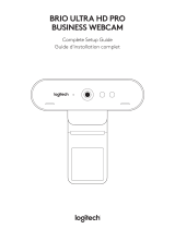 Logitech 960-001105 4K Brio Ultra HD Business Webcam Manual do usuário