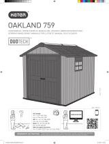 Keter Oakland 759 Manual do usuário