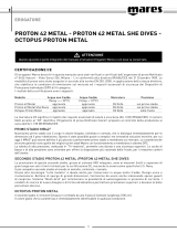Mares Proton 42 Metal - Proton 42 Metal She Dives - Octopus Proton Metal Manual do proprietário