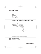 Hitachi D 13VG Handling Instructions Manual