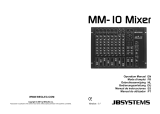 JBSYSTEMS LIGHT MM-10 MIXER Manual do proprietário