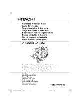 Hitachi C 18DL Handling Instructions Manual