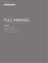Samsung MX-T50 Manual do usuário