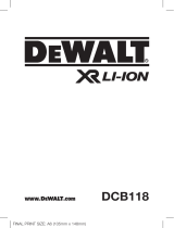 DeWalt DCB118-QW Manual do usuário