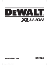 DeWalt DCE800NB Manual do usuário