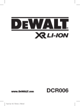 DeWalt DCR006 Manual do usuário